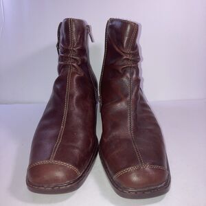 COMF Ortable Ankle Boot Brown Upper Leather Comfy Stylish Size 7